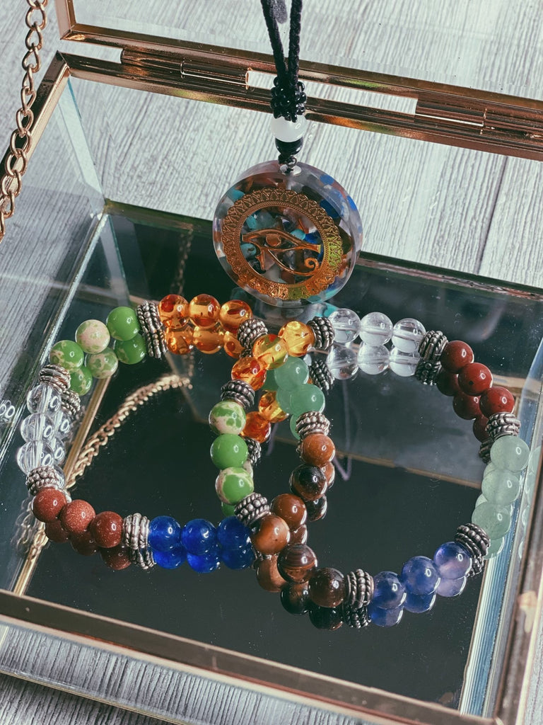 7 Chakra Round Beaded Bracelets