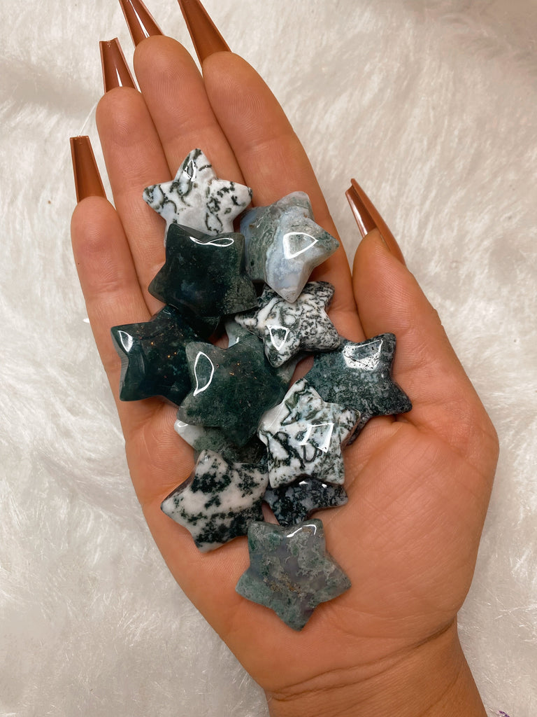 Moss Agate Stars