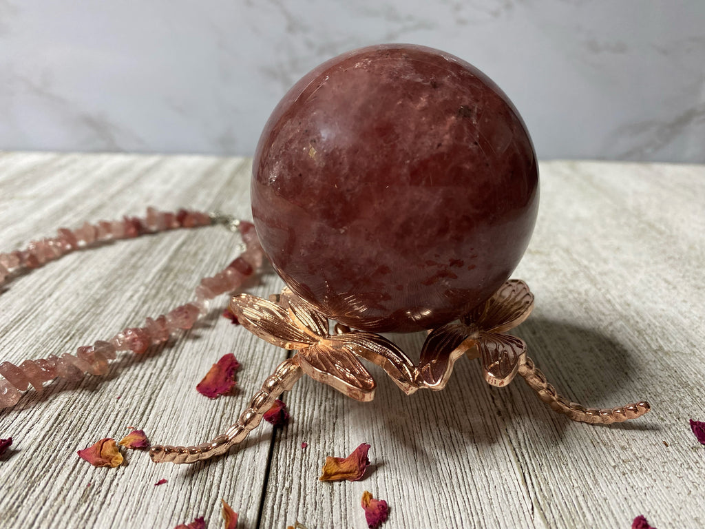 Strawberry Quartz Sphere